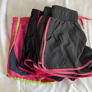 3 pair of women’s running shorts